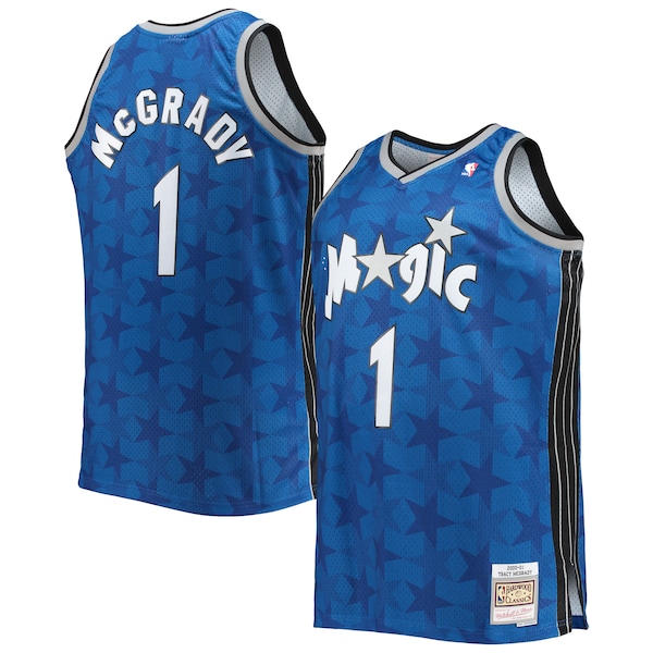 Tracy McGrady Orlando Magic Big & Tall 2000/01 Hardwood Classics Swingman Jersey - Blue/Black
