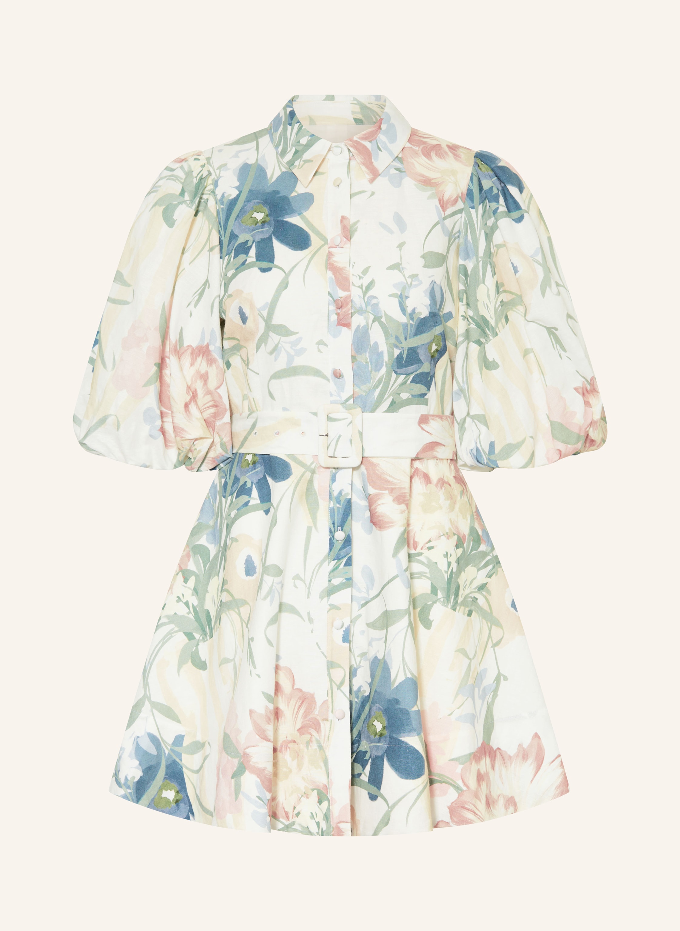 TED BAKER Hemdblusenkleid OLLIIV mit Leinen