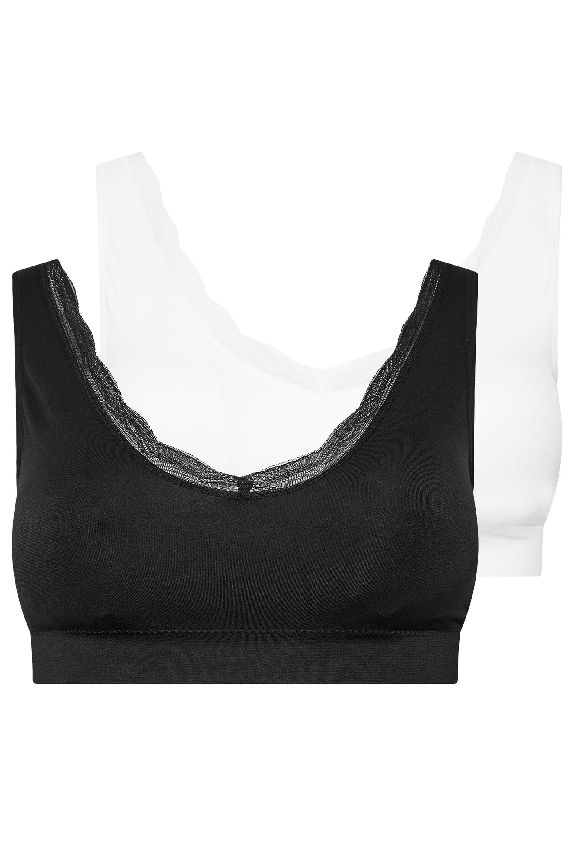 Yours Lace Trim Seamless Bralette