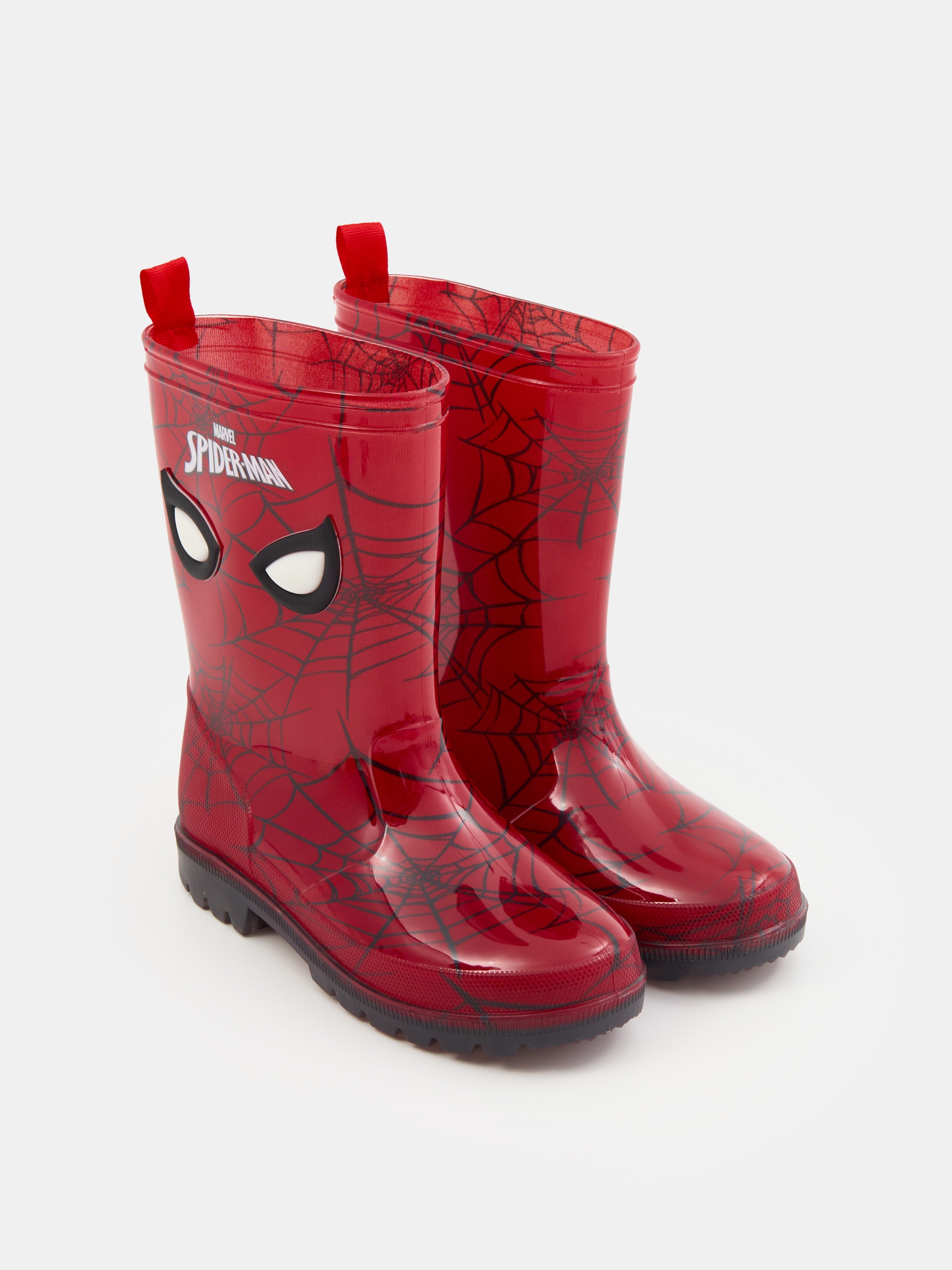 Kalosze ze świecącą podeszwą LED Spider-Man