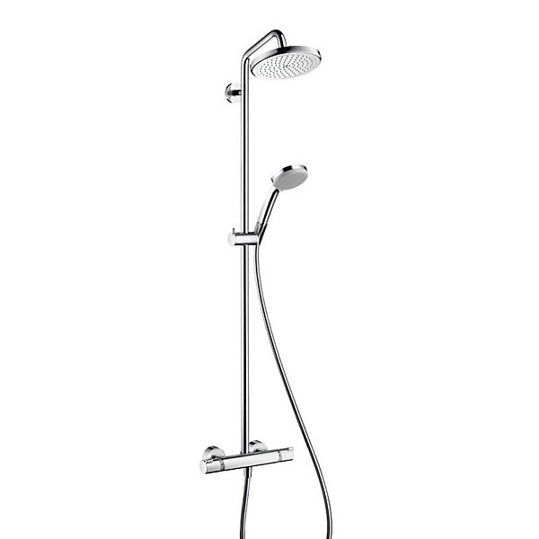 Colonne de douche thermostatique HANSGROHE Croma 220 chromé