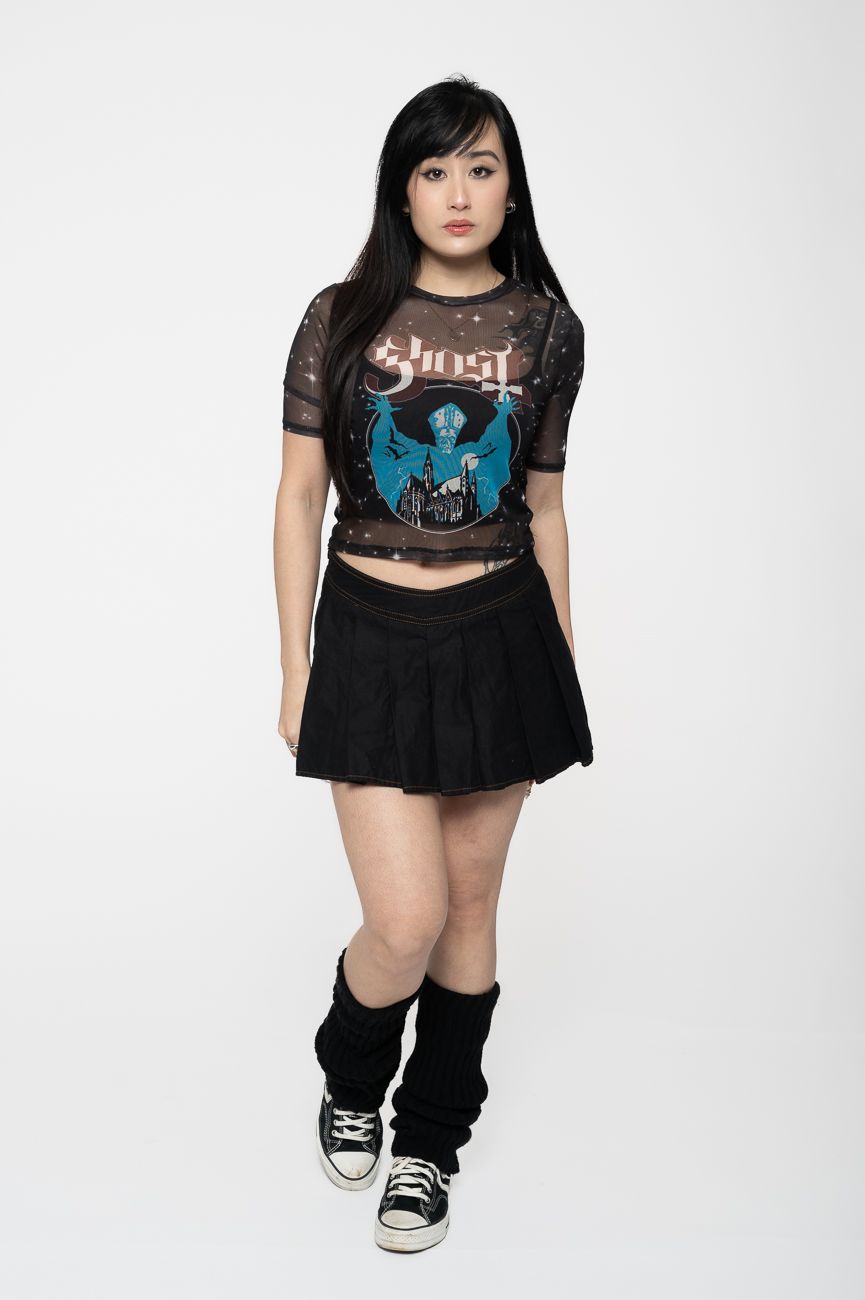 Ghost Opus Eponymous Mesh Crop Top