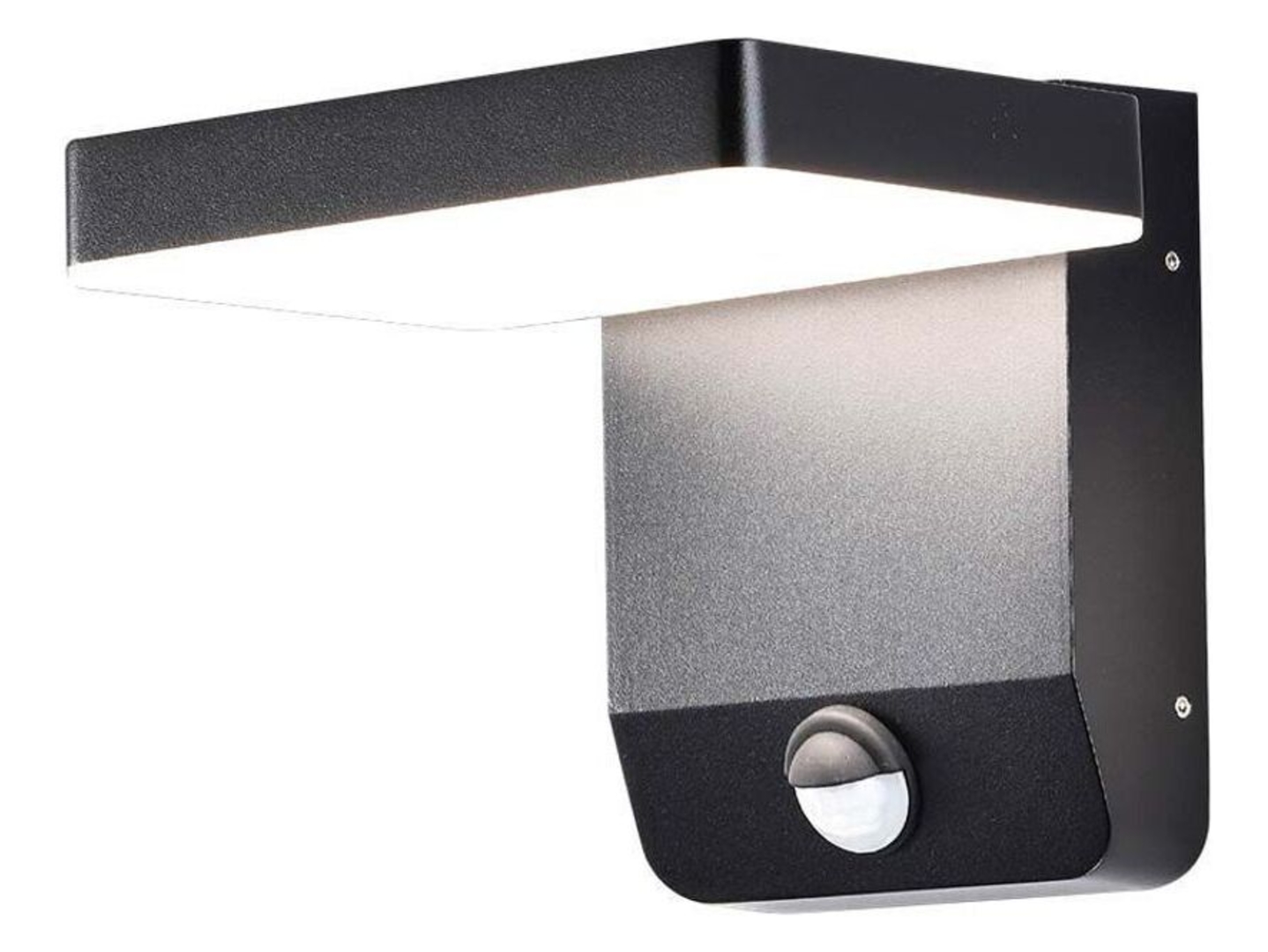 Kinkiet zewnętrzny VT-11020S LED 17,8 cm 3000K z czujnikiem ruchu czarny