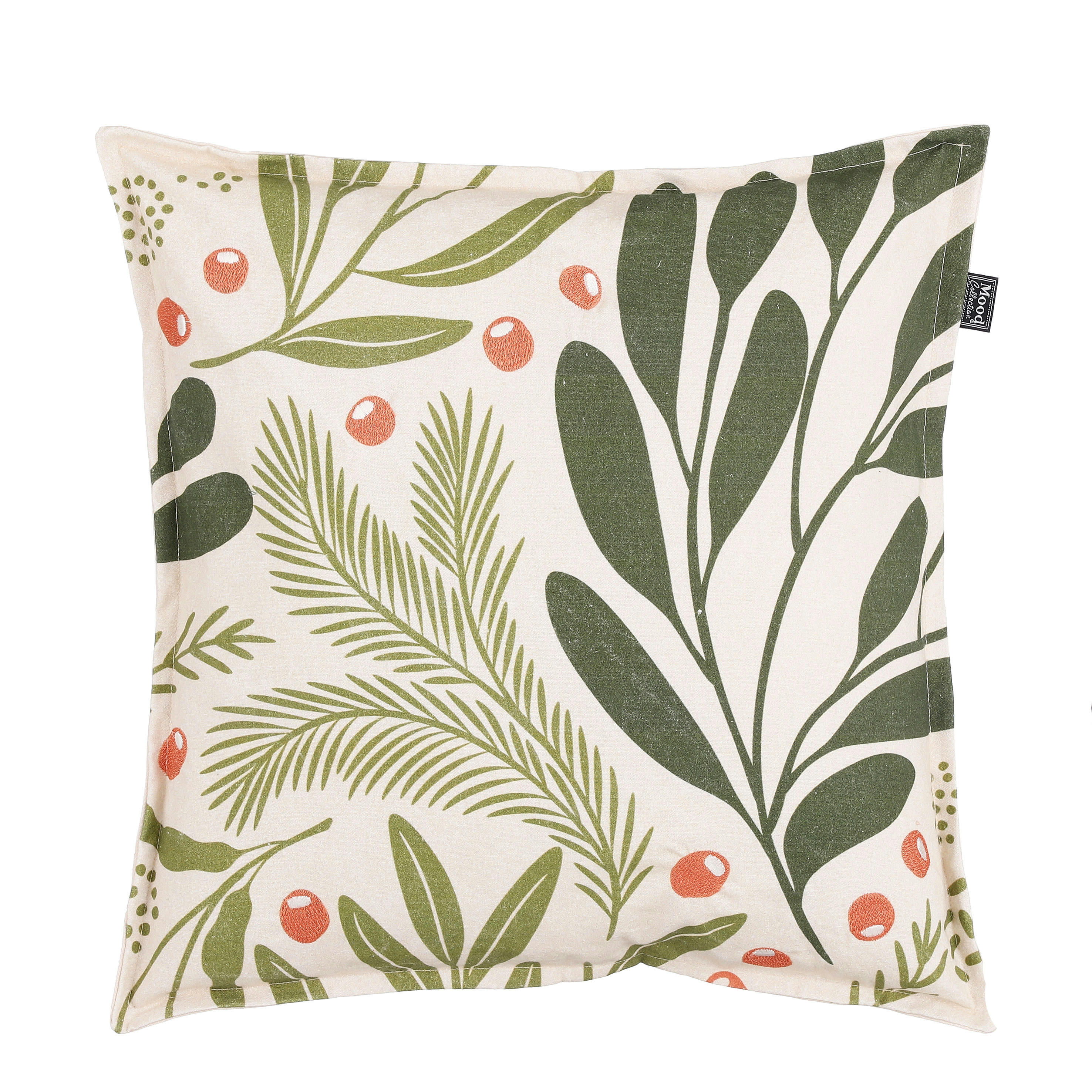 OTHELLO - Coussin en coton beige 45x45