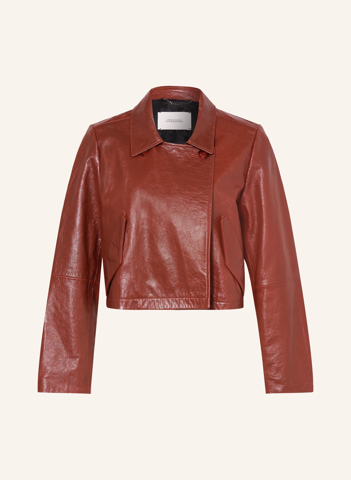 DOROTHEE SCHUMACHER Lederjacke BROKEN SHINE