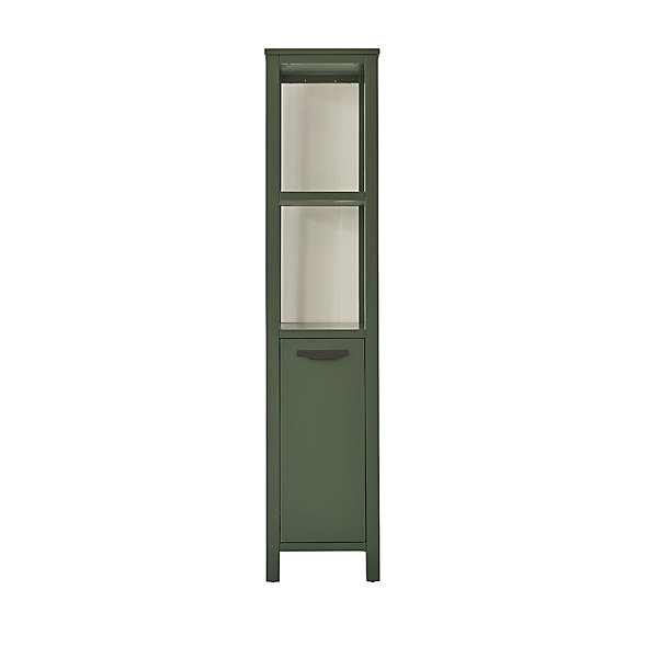 Colonne de salle de bain en bois d'acacia
