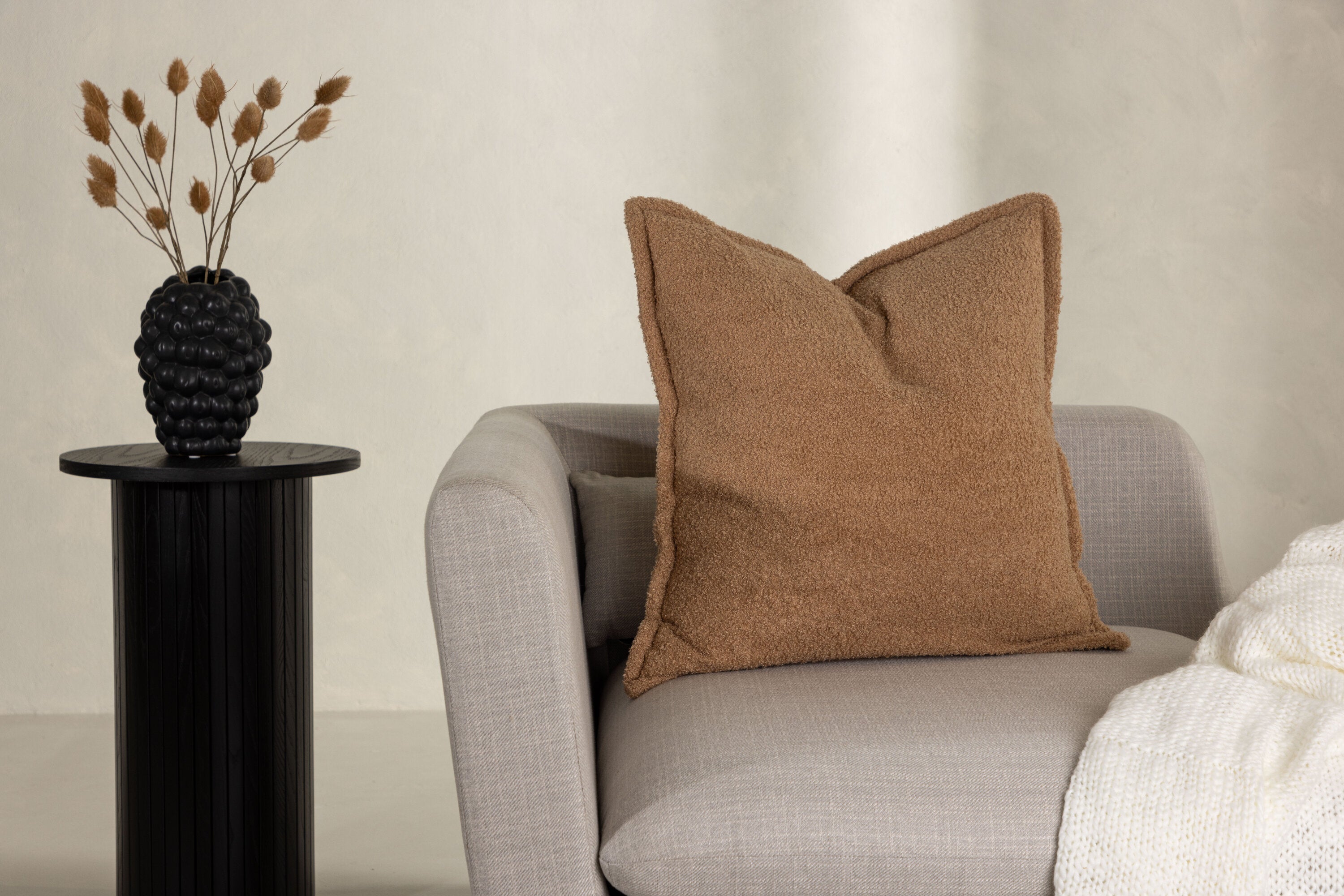 Rebellenclub Gaston Kussenhoes 60x60cm - Beige