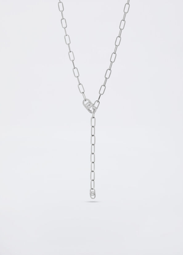 Collana monogram con brill