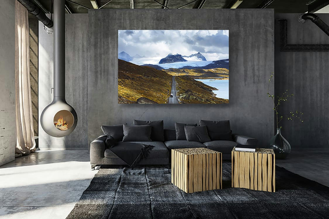 EN ROUTE POUR L'AVENTURE - Photographie d'art d'Hugo Grandcolas 60x90 cm sur alu