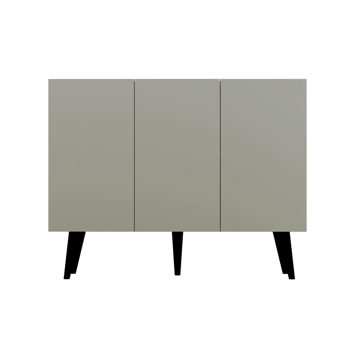 - Commode 3 portes gris