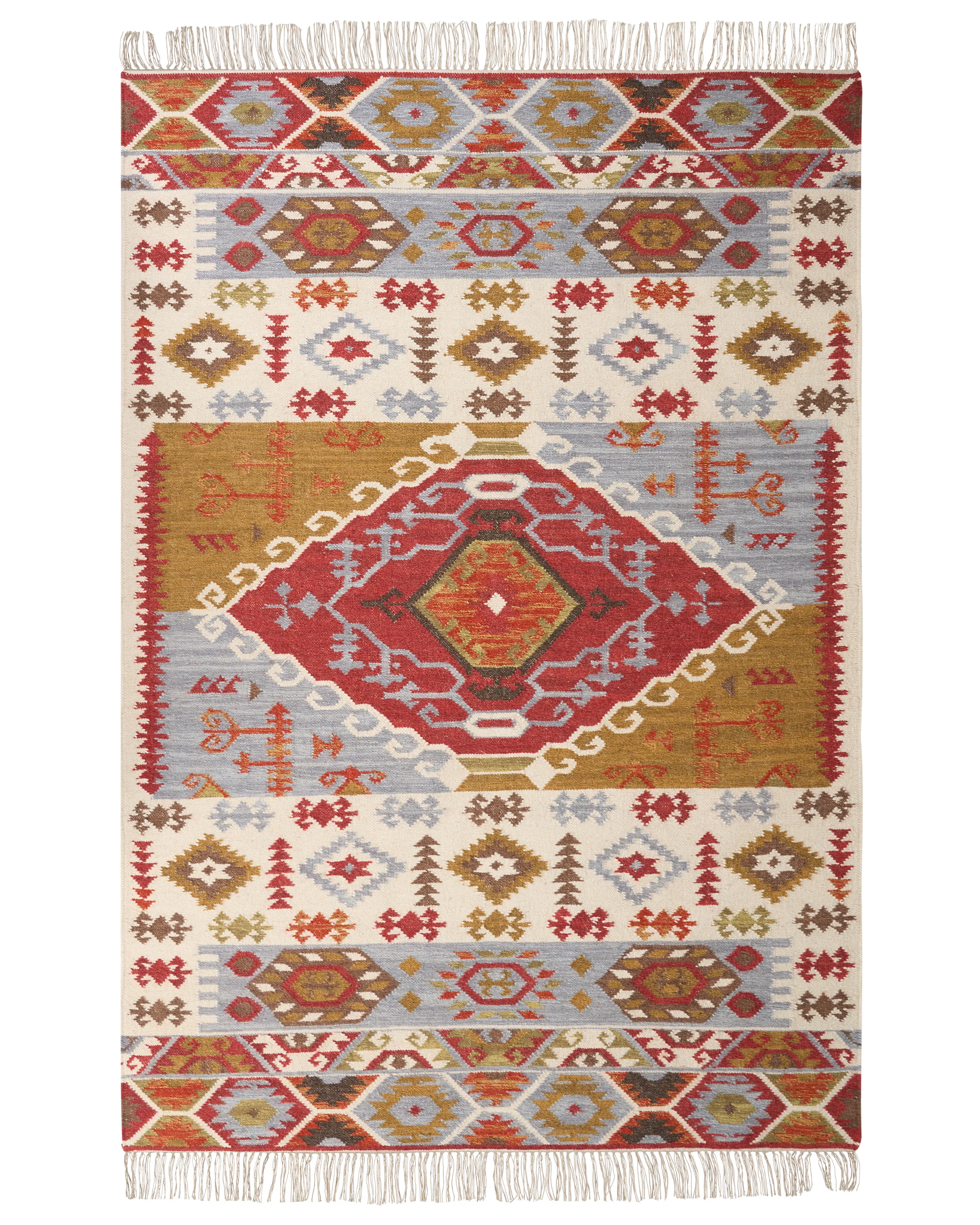 Rug PROSHYAN Multicolour 160 x 230 cm Wool Kilim