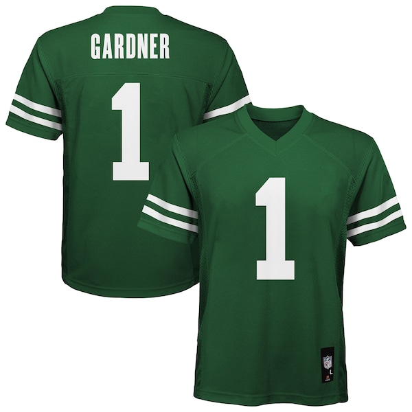Ahmad Sauce Gardner New York Jets Youth Replica Player Jersey - Green