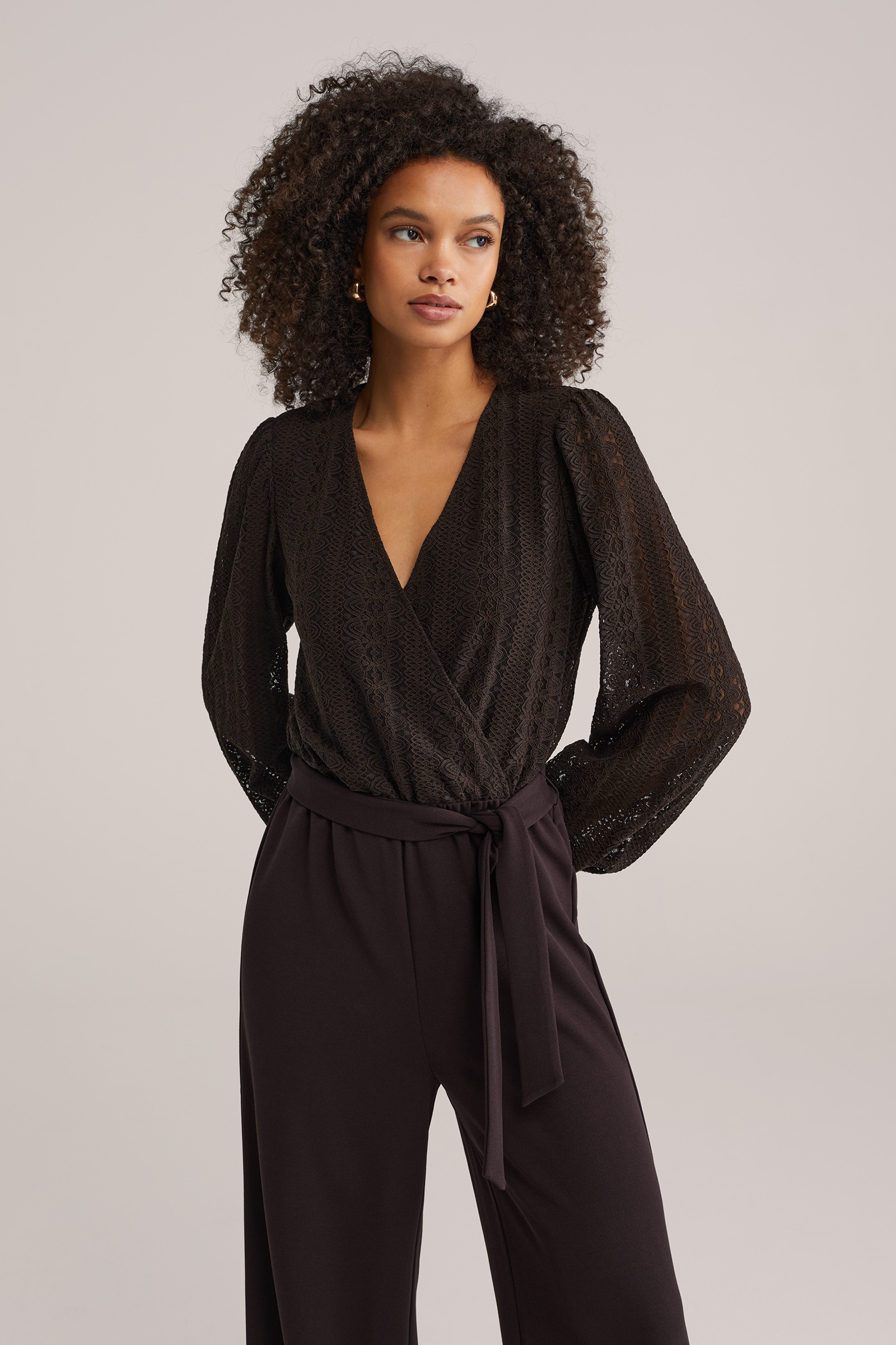 Dames Jumpsuit met kanten top