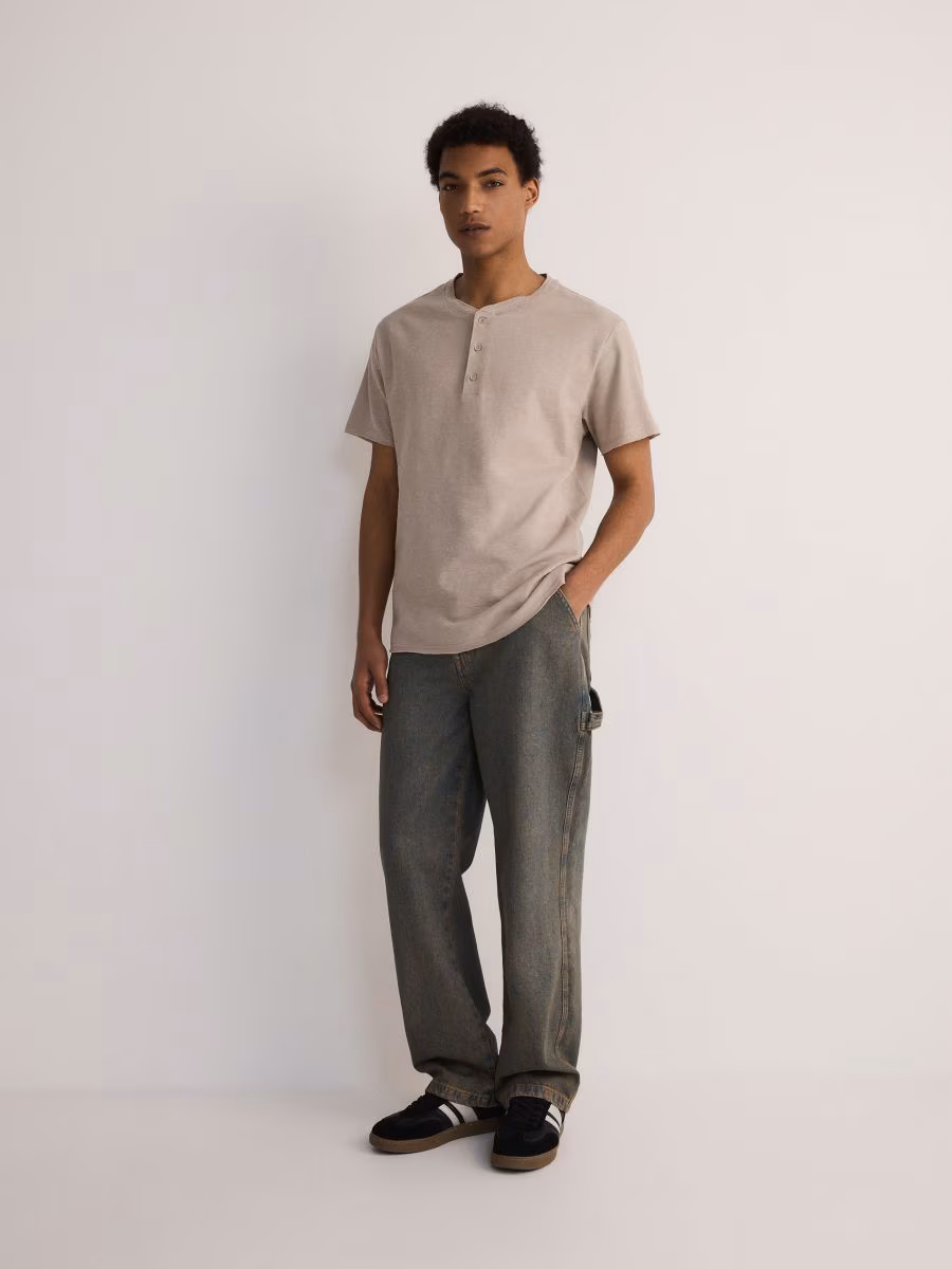 Henley Cotton T-Shirt