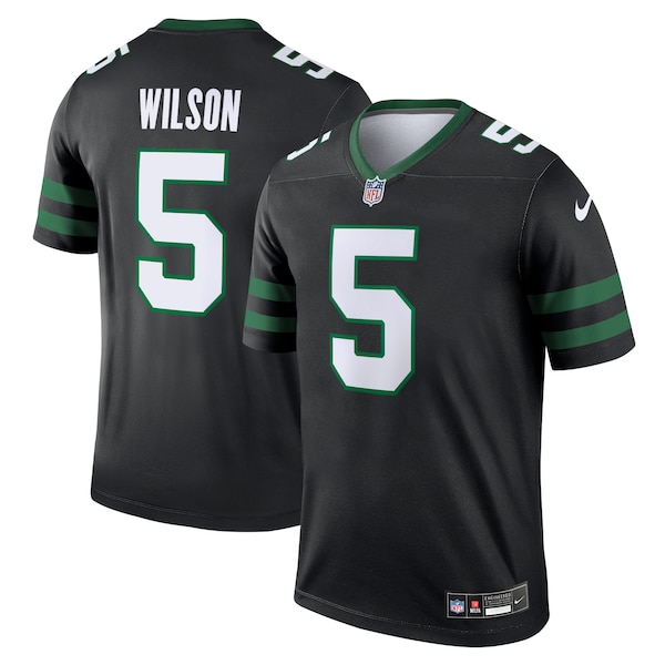 Garrett Wilson New York Jets Nike Alternate Legend Jersey  - Legacy Black