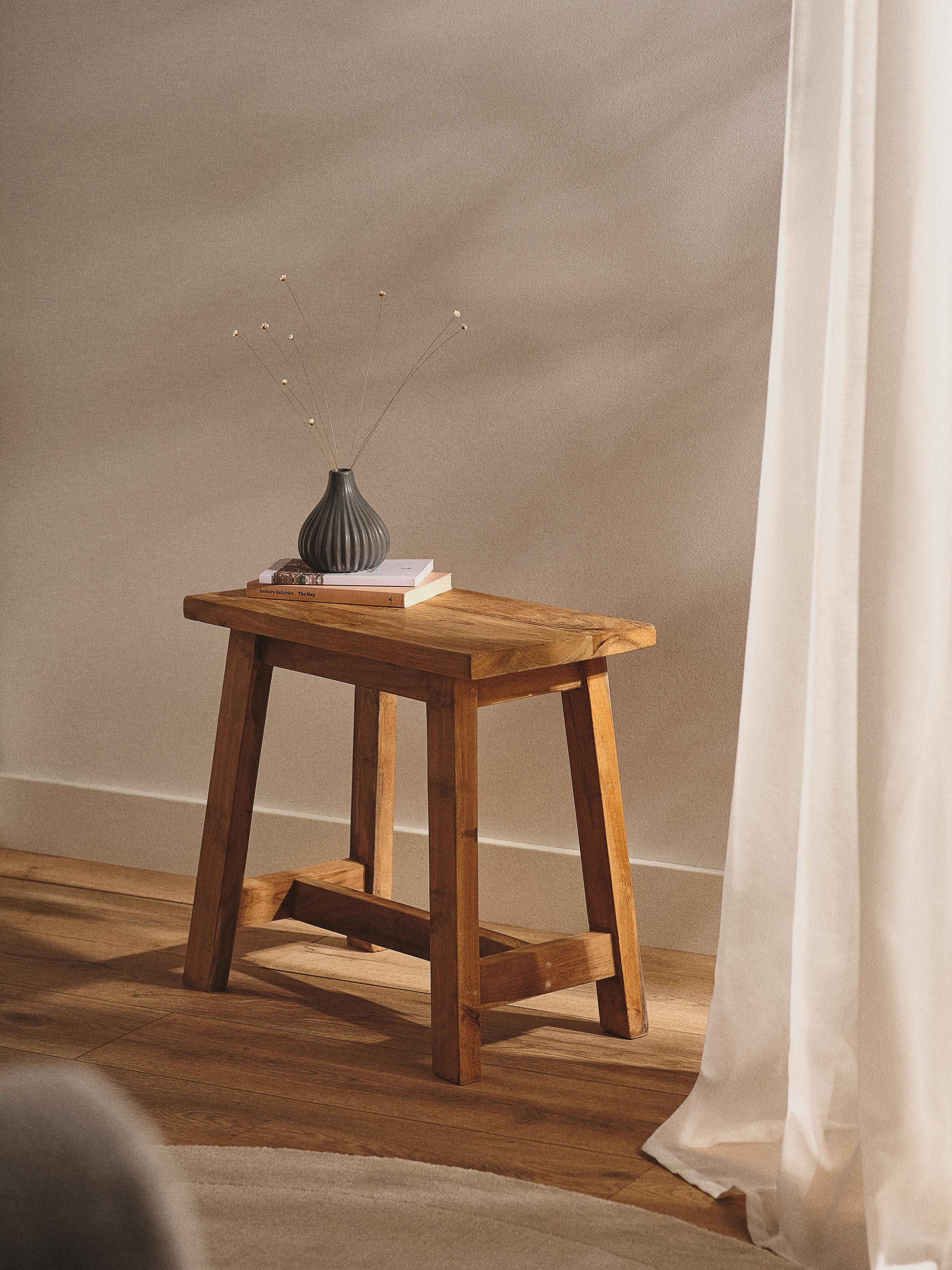 Hocker Lawas aus Teakholz