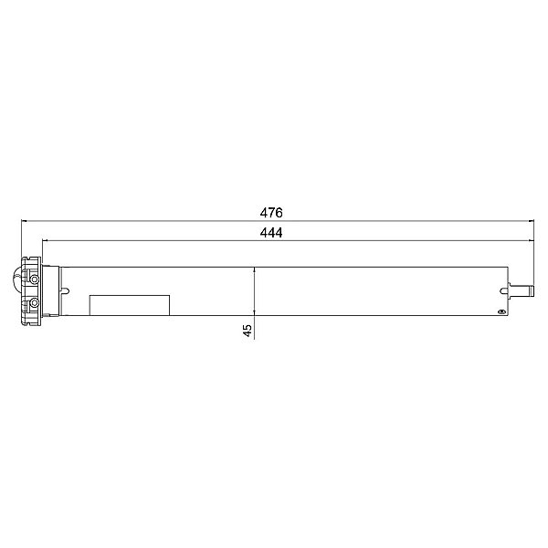Moteur filaire 45 mm pour volet roulant 40 kg - 20 Nm