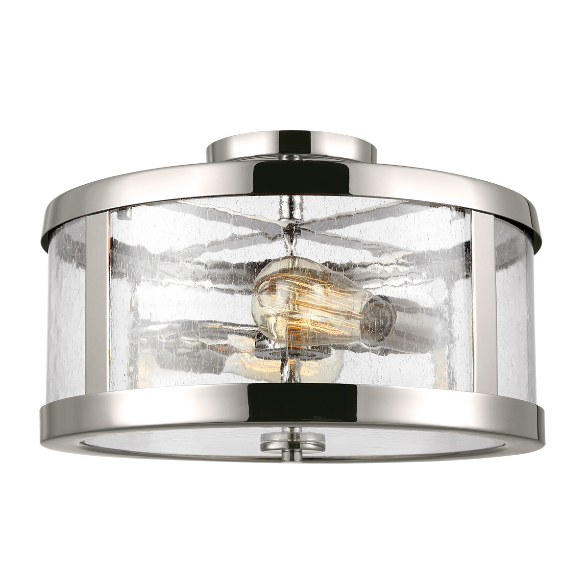 Lampa sufitowa polerowany nikiel Harrow 2xE27x60W Feiss