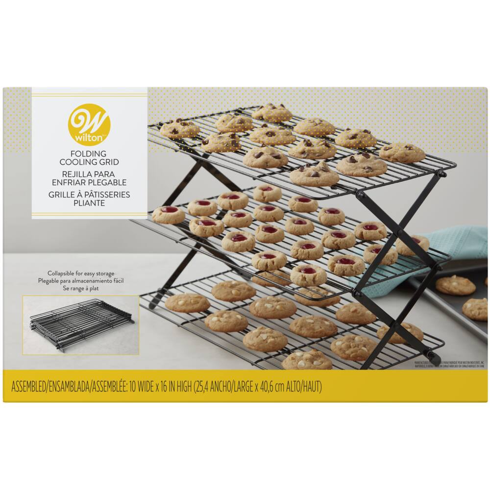 Wilton 3-Tier Non-Stick Cast Iron Cooling Rack, 17-in x 10-in