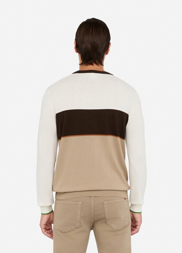 Maglia in cotone e seta