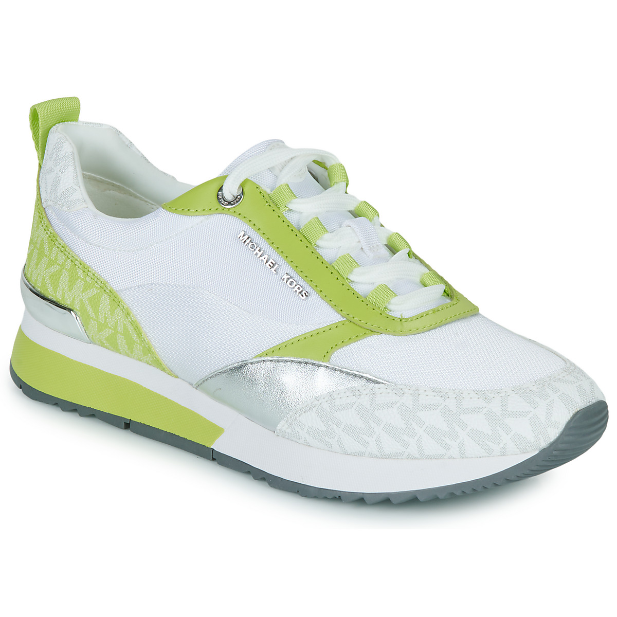 MICHAEL Michael Kors - ALLIE STRIDE TRAINER - White / Green
