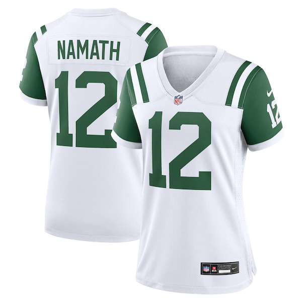 Joe Namath New York Jets Nike Women's Classic Alternate Retired Player Game Jersey - White