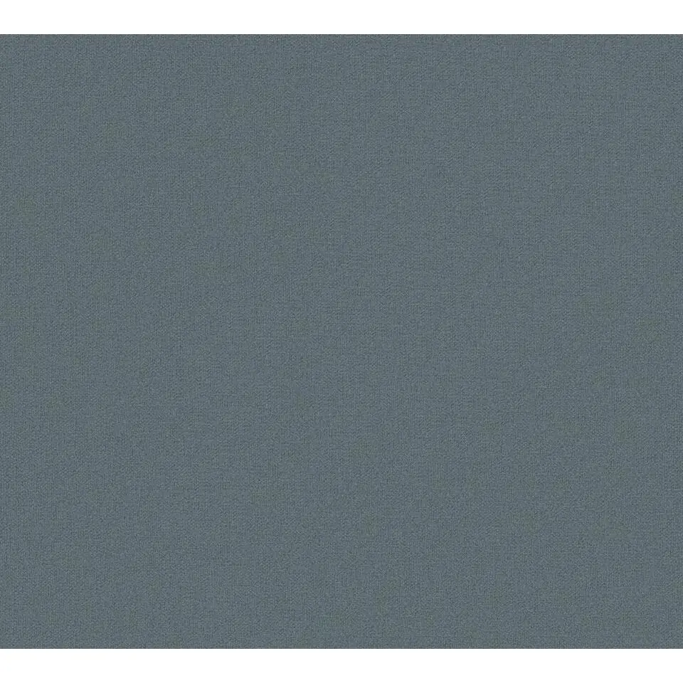 A.S. Cr&eacute;ation behang stof look blauw en grijs - 53 cm x 10.05 m