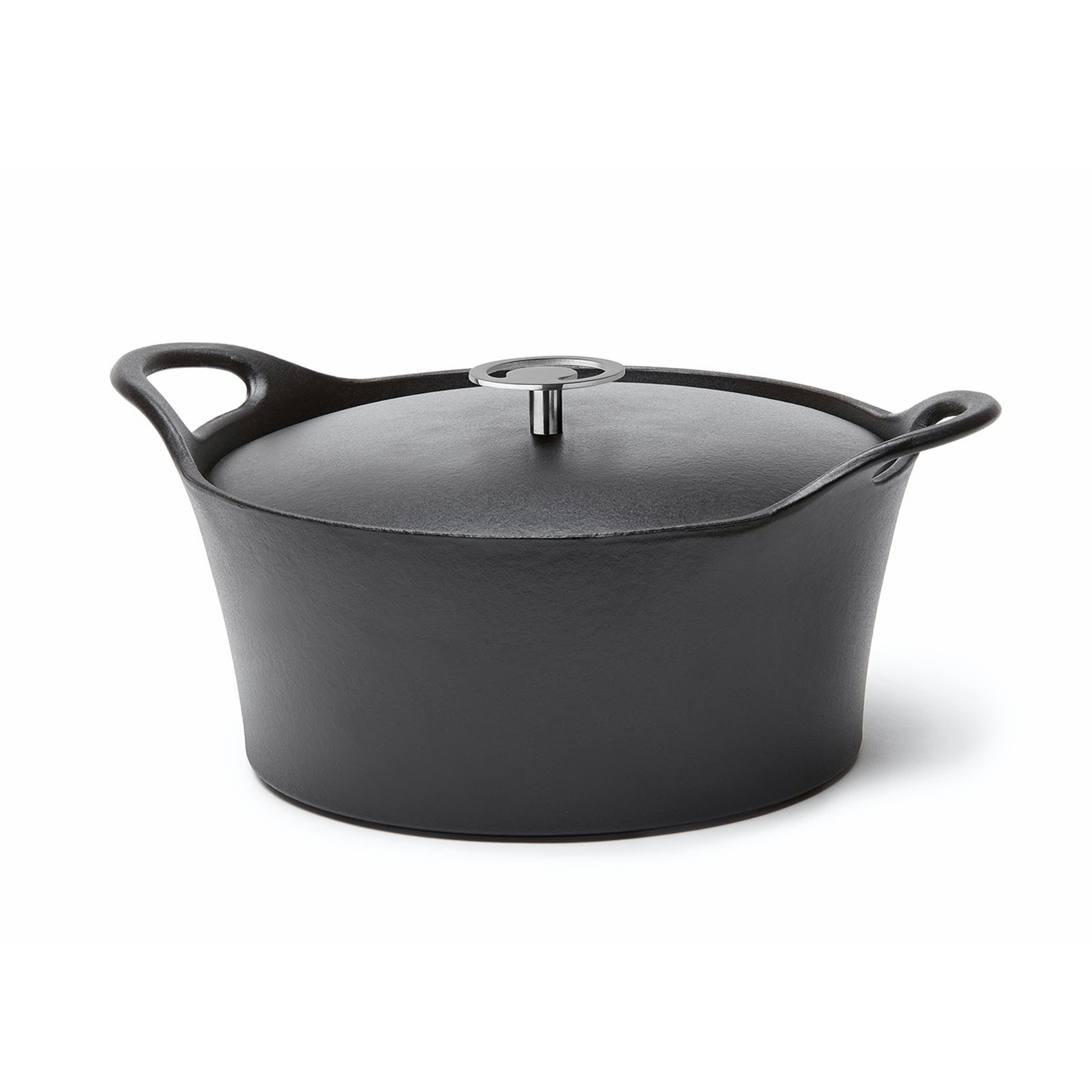 VOLCAN - Cocotte ronde noire 20cm