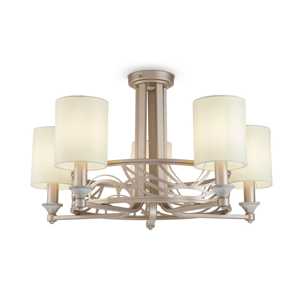 Lampa sufitowa mosiężno-złota VITTORIA 5xE14x40W wym: 37x71x71 cm Maytoni