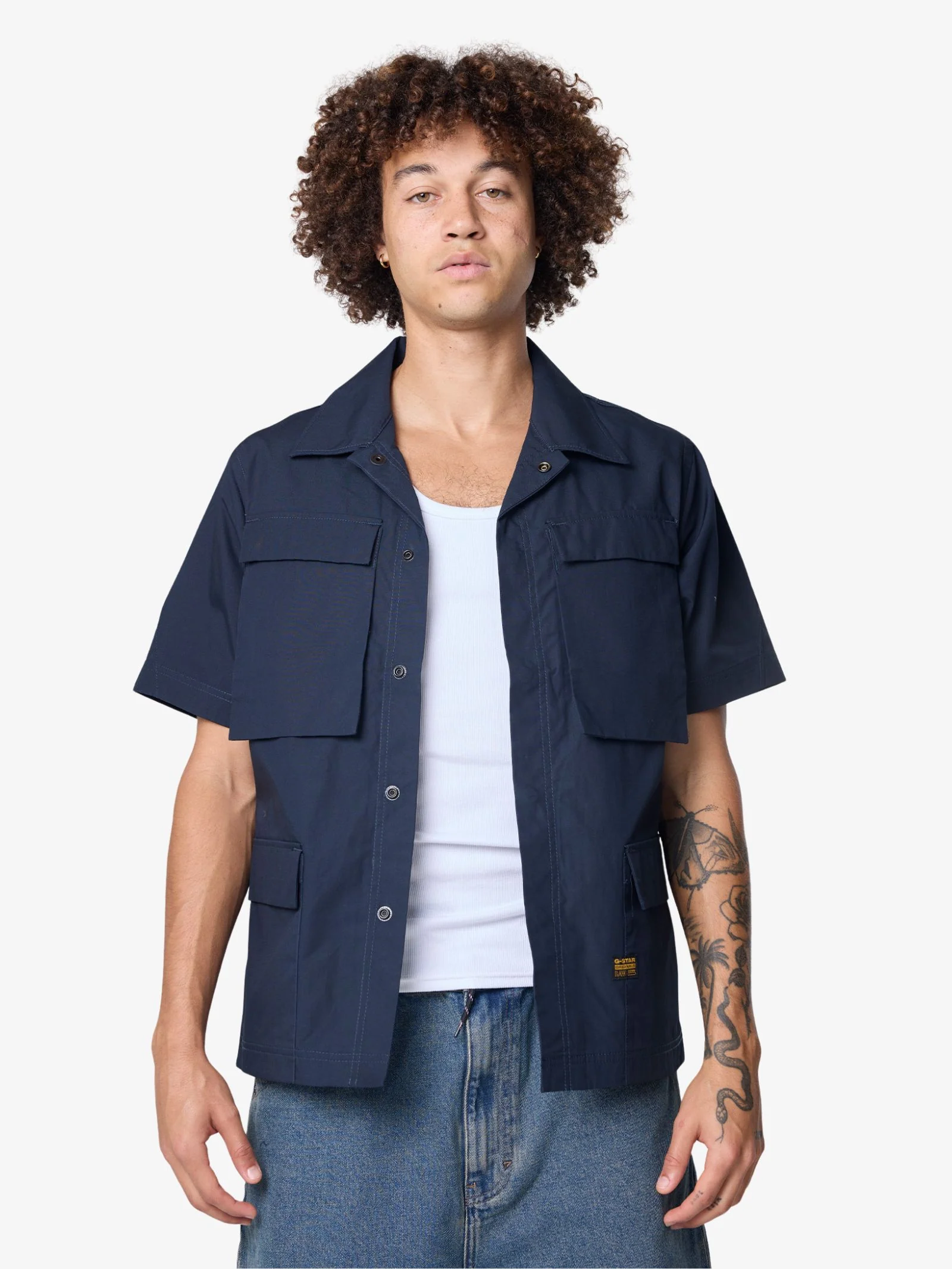 R-3N Slim Overshirt