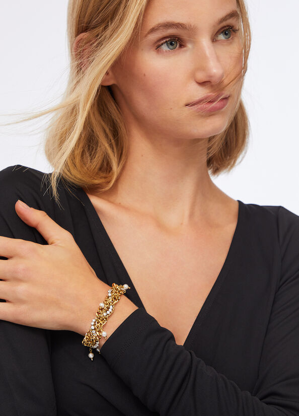 Bracciale multifilo con brill