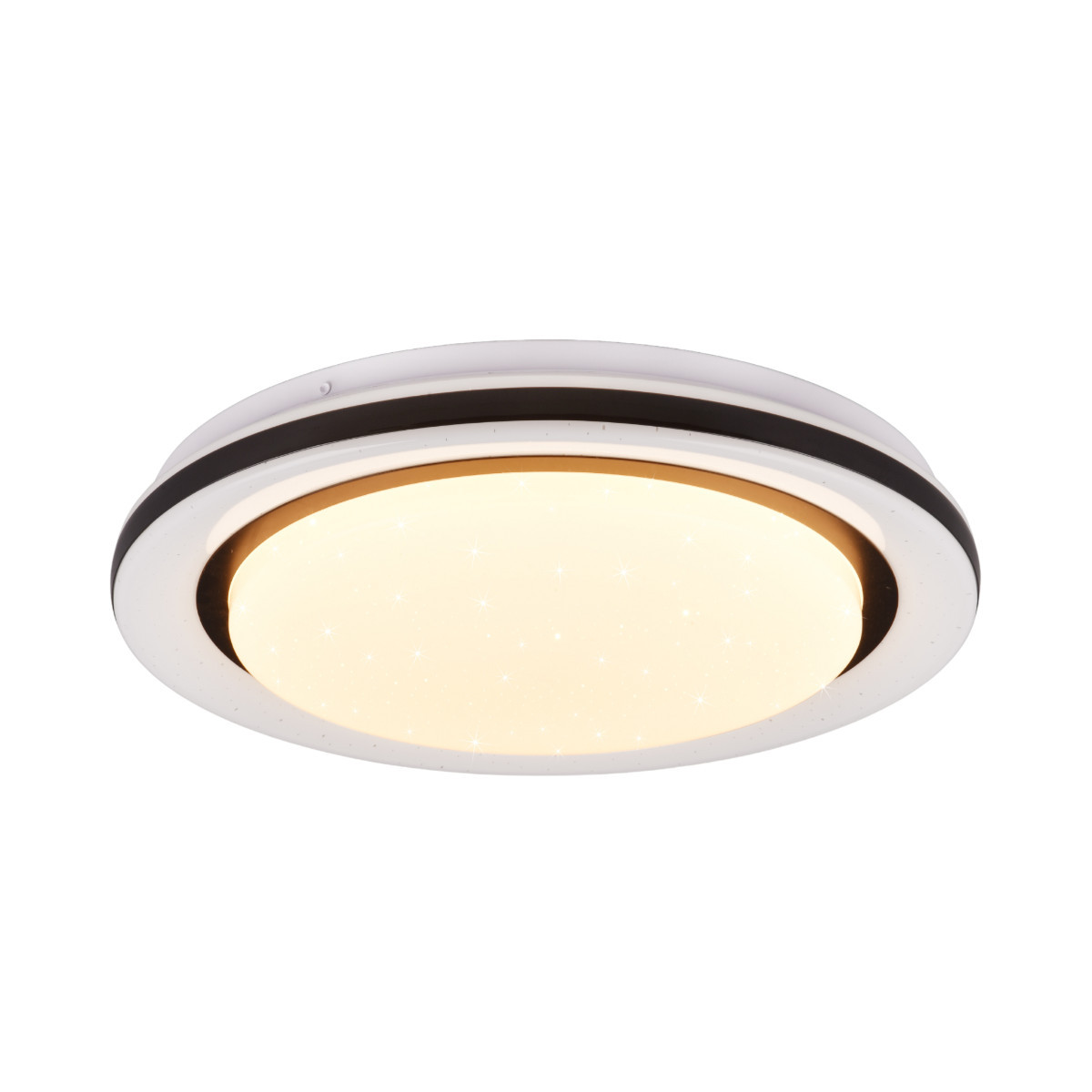 Plafon CARTIDA z pilotem okrągły biało-czarny LED 1x17W 38cm 2000lm IP20 RL
