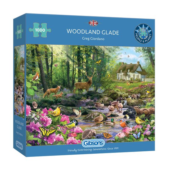 Gibsons Woodland Glade Jigsaw Puzzle 1000 Pieces