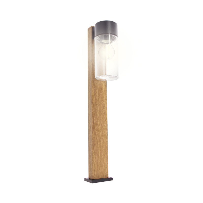 Borne extérieure effet bois E27 40 W XANLITE