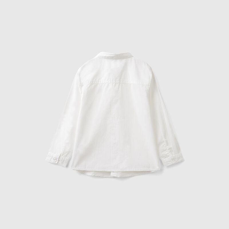 White shirt in pure cotton