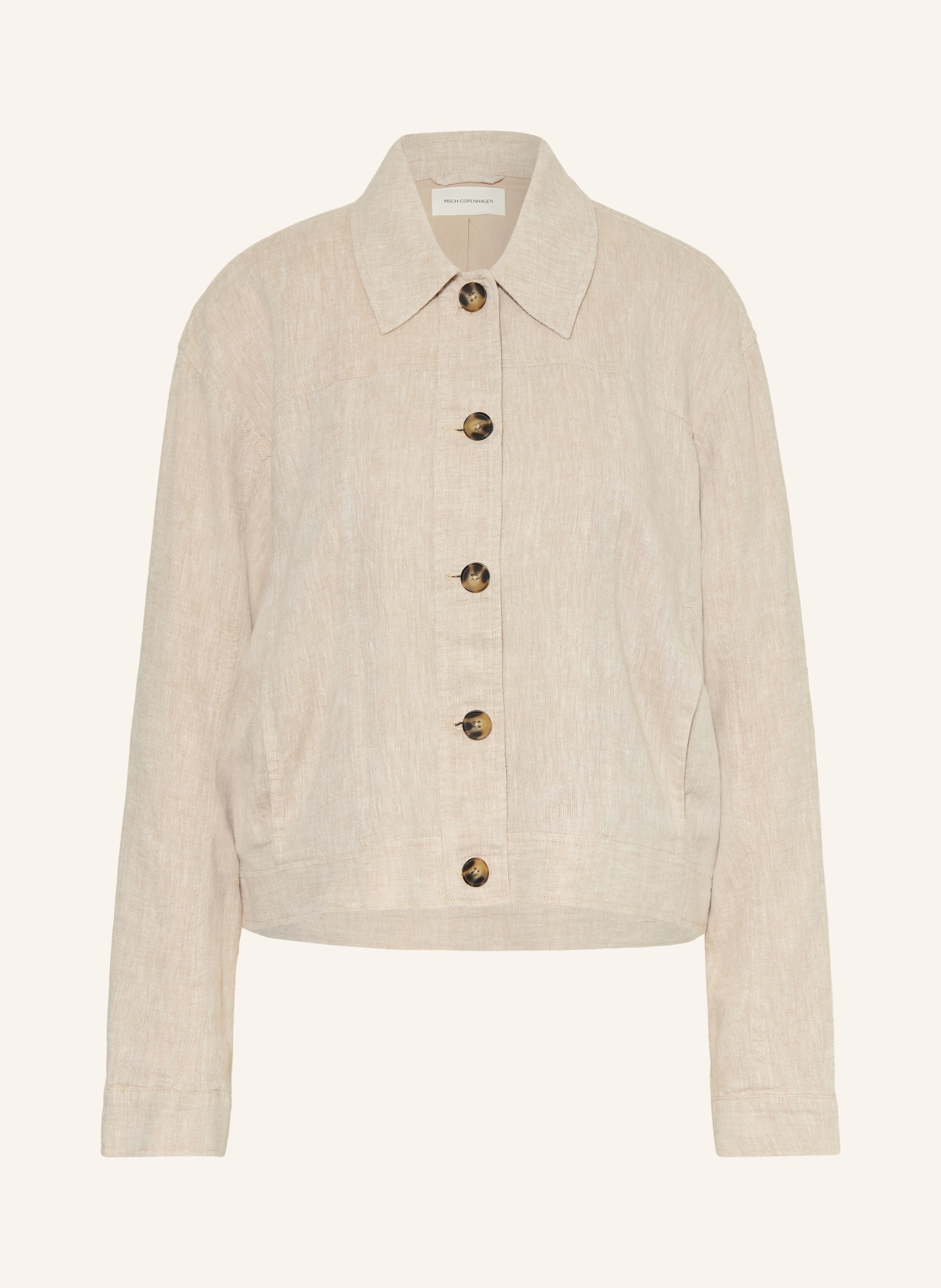 MSCH COPENHAGEN Kastenjacke MSCHVIANA GINIA mit Leinen