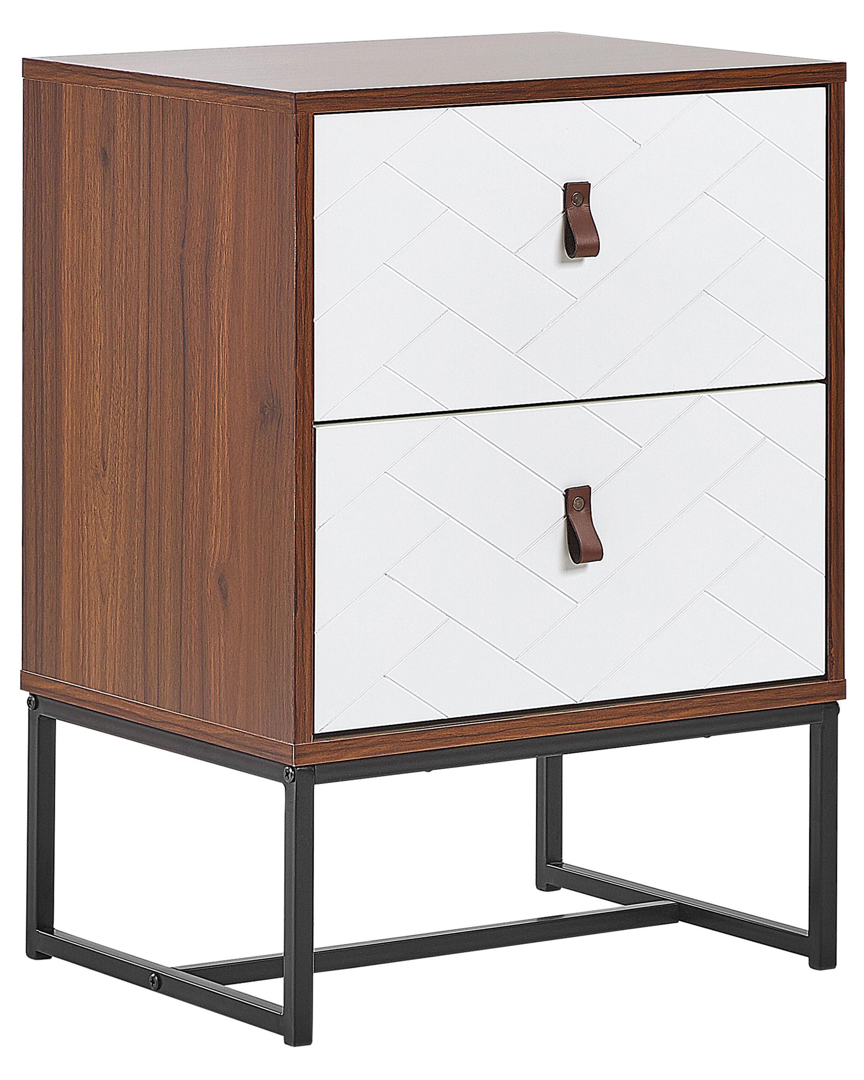 Cabinet NUEVA Dark Brown/ White