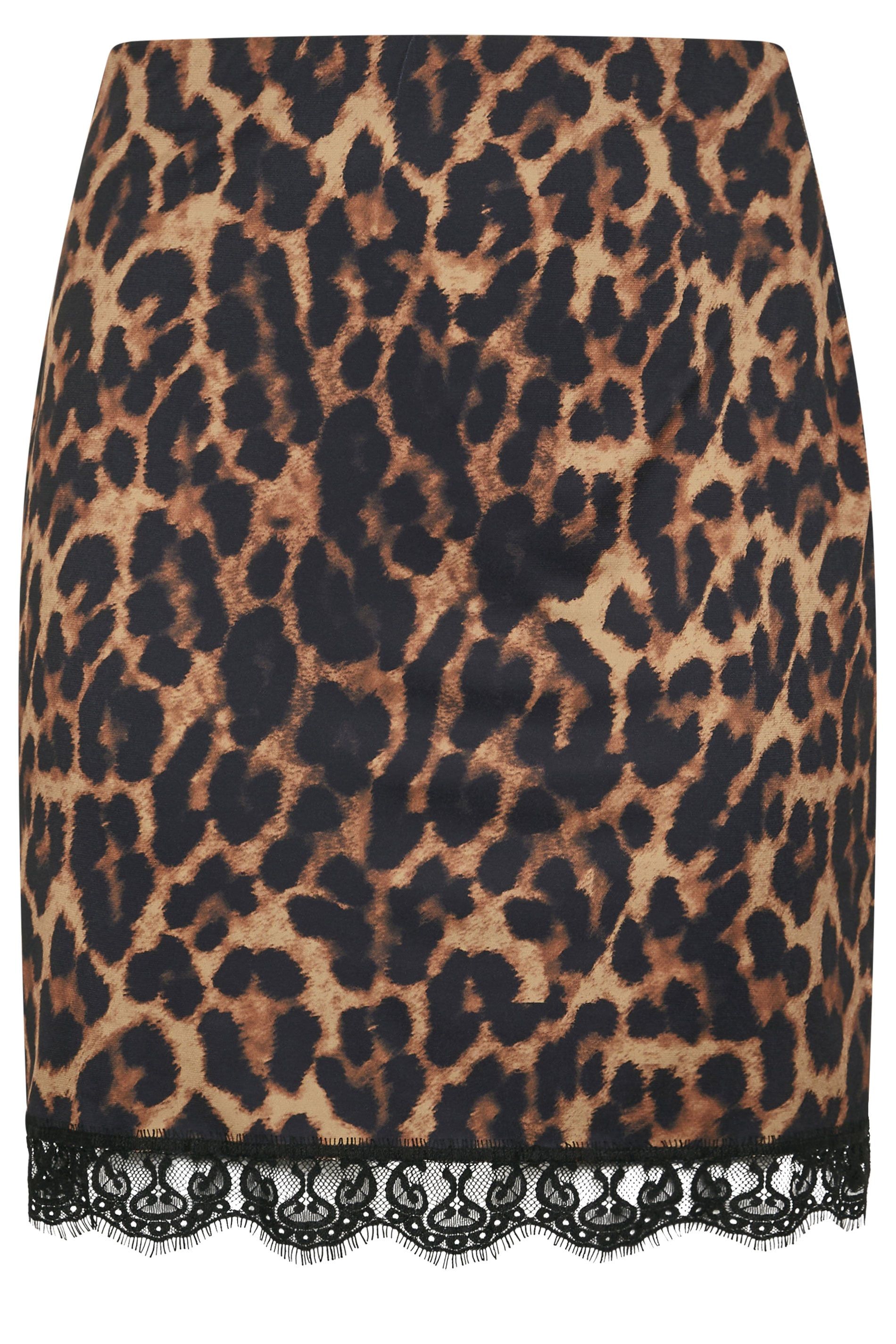 Yours Leopard Print Mini Skirt