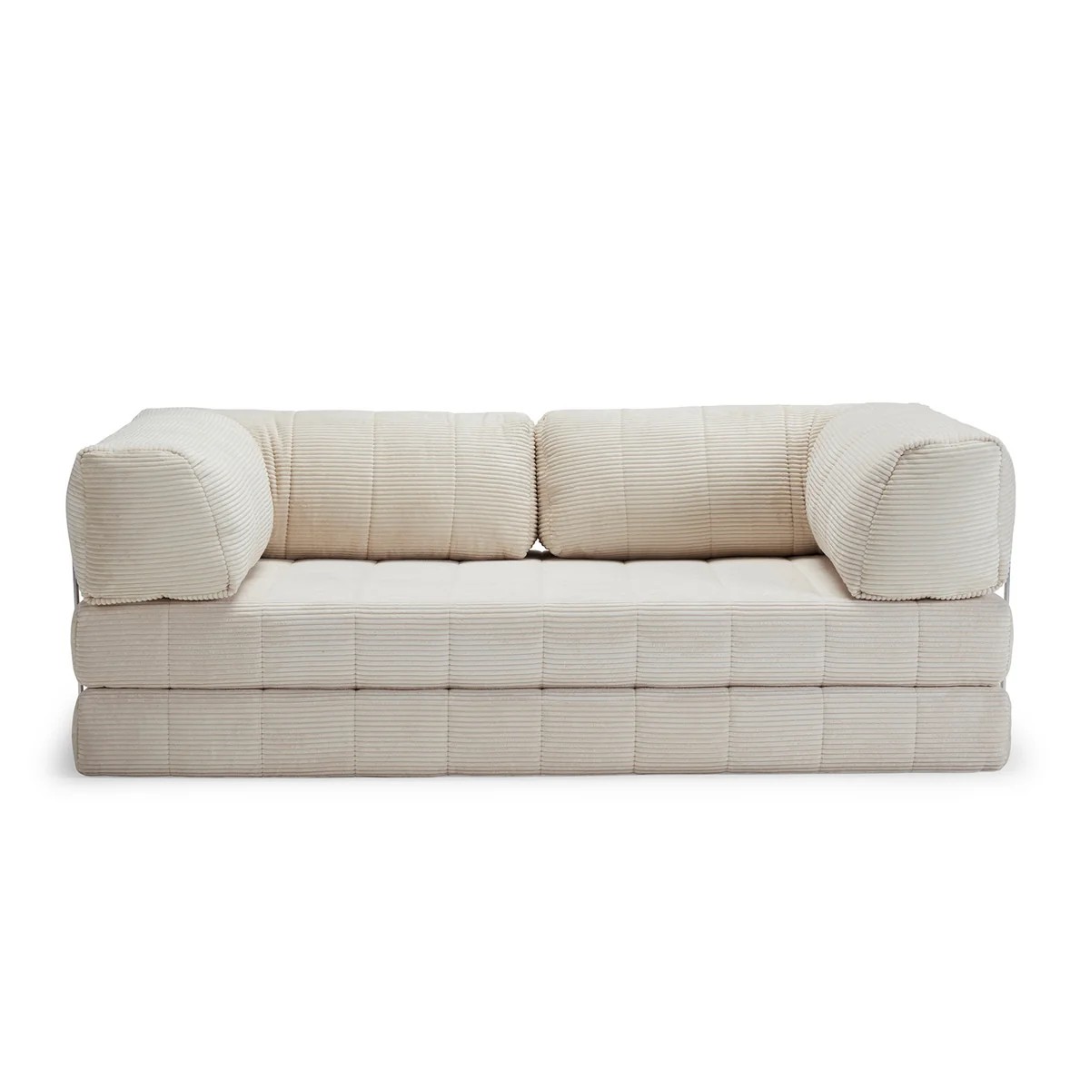 Innovation Living - Cozypad Schlafsofa, 2 L-förmige Rückenpolster