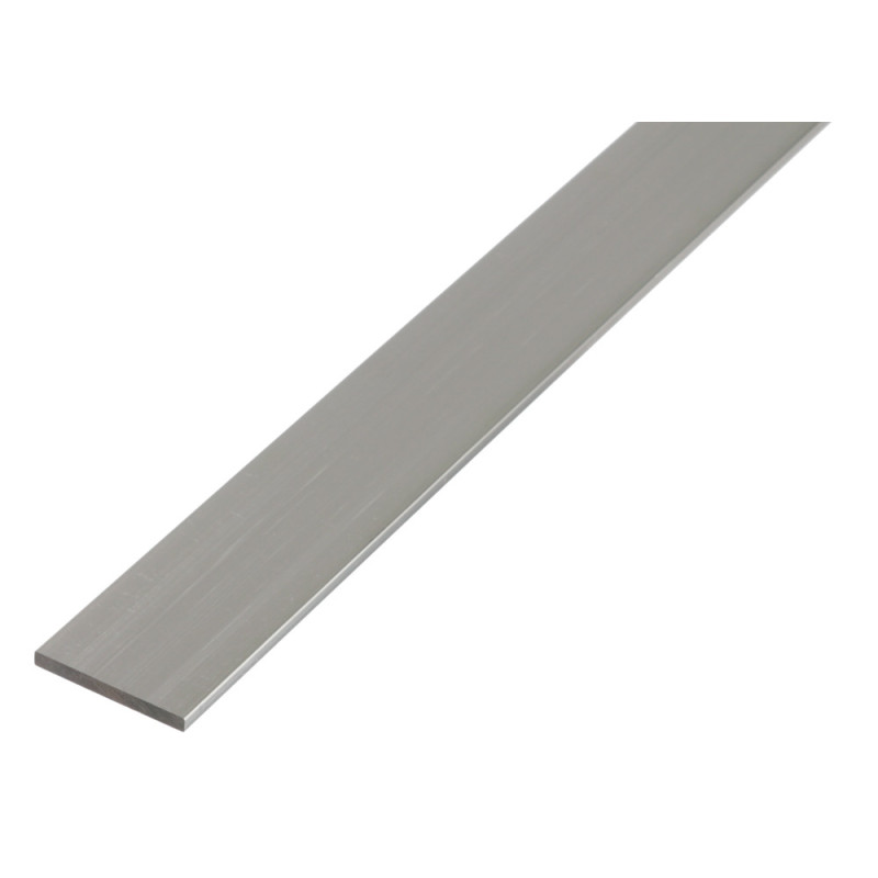 Profilé plat en aluminium 25 x 2 mm 2 m ALBERTS