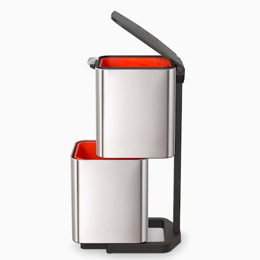 Joseph Joseph Totem Compact Waste Separation 40L Bin Stainless 30063