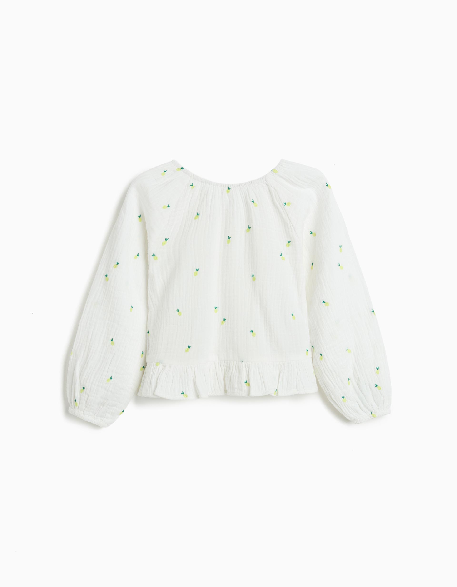 Blusa, Menina, Branco