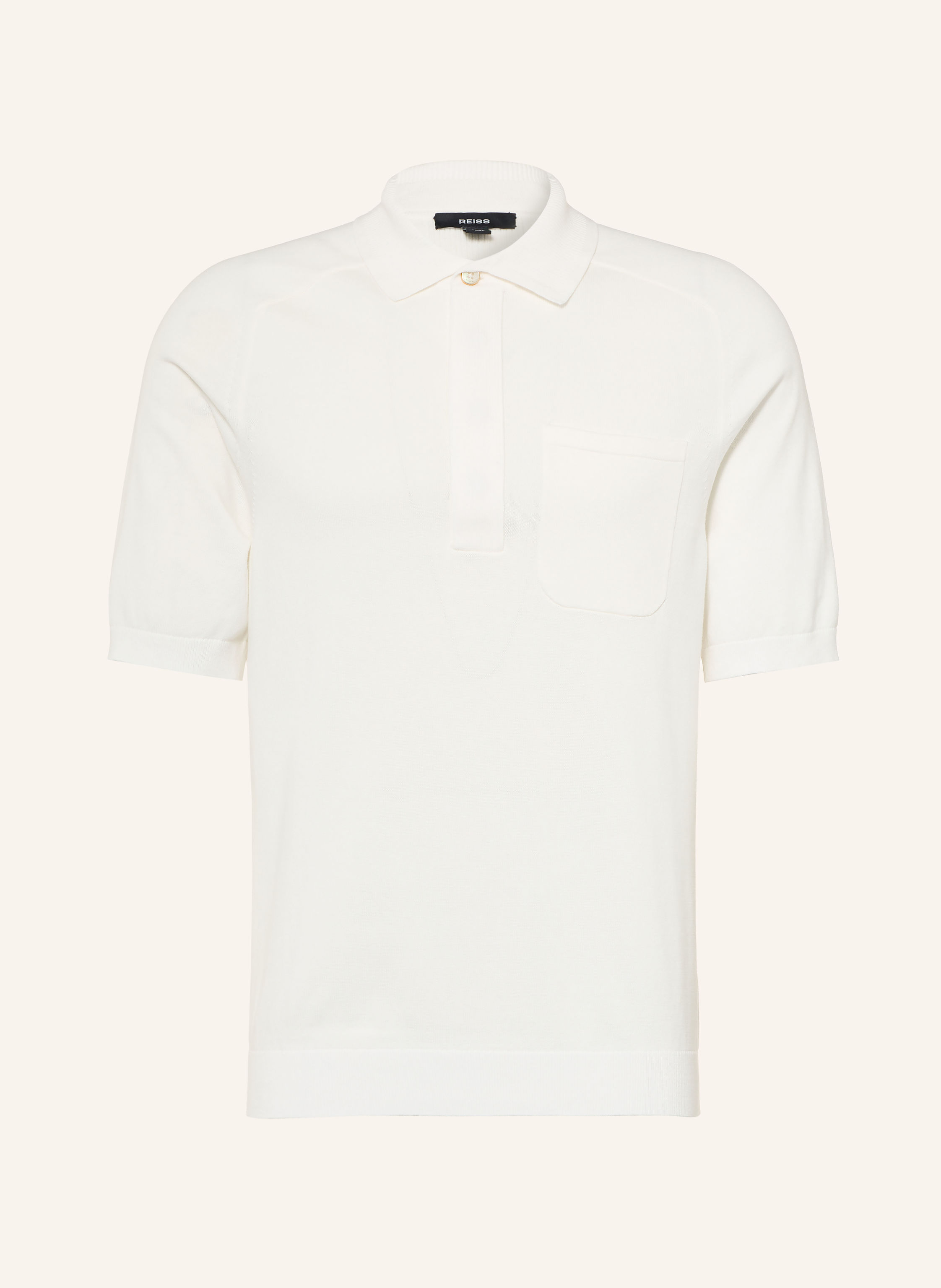 REISS Strick-Poloshirt SELKIRK