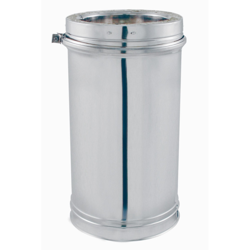 Buse double paroi Ø 150 mm x 1 m EUROTIP