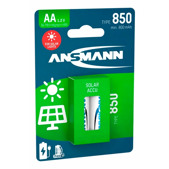 AA Akku »Typ 850«, 800mAh, 1,2V, 2 Stück
