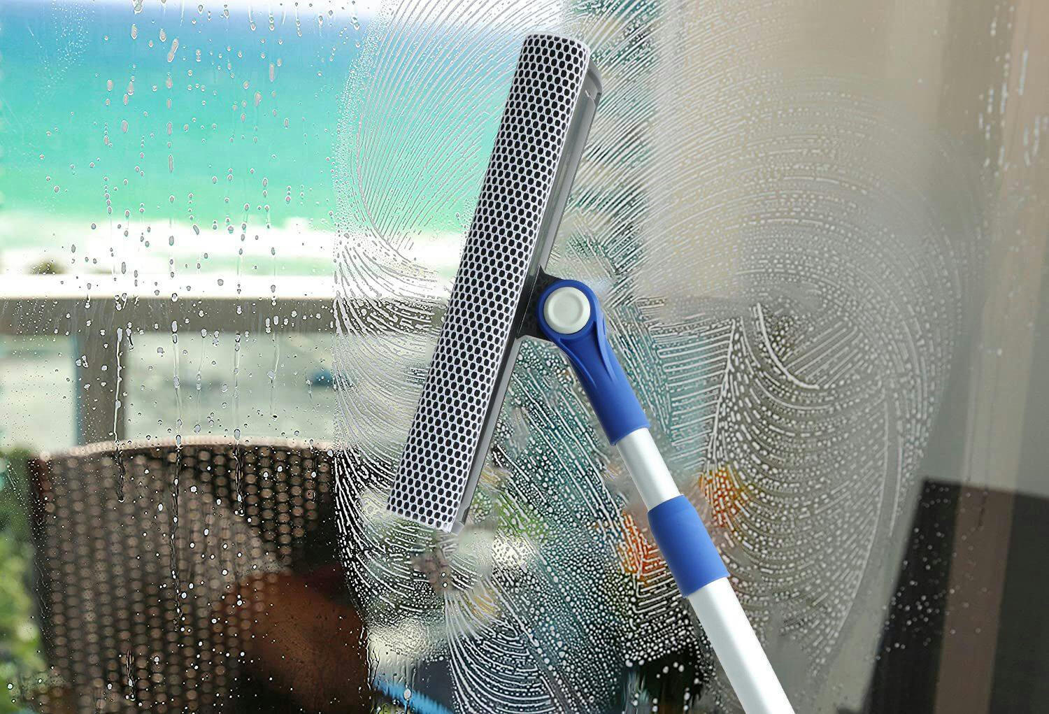 SIMONIZ Telescopic Extendable Car Window Cleaning Squeegee, 29-in