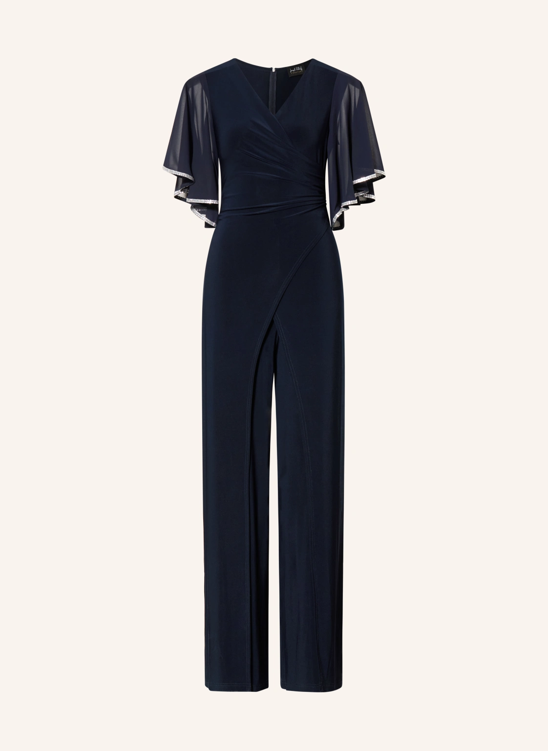 Joseph Ribkoff SIGNATURE Jumpsuit mit Schmucksteinen und Volants