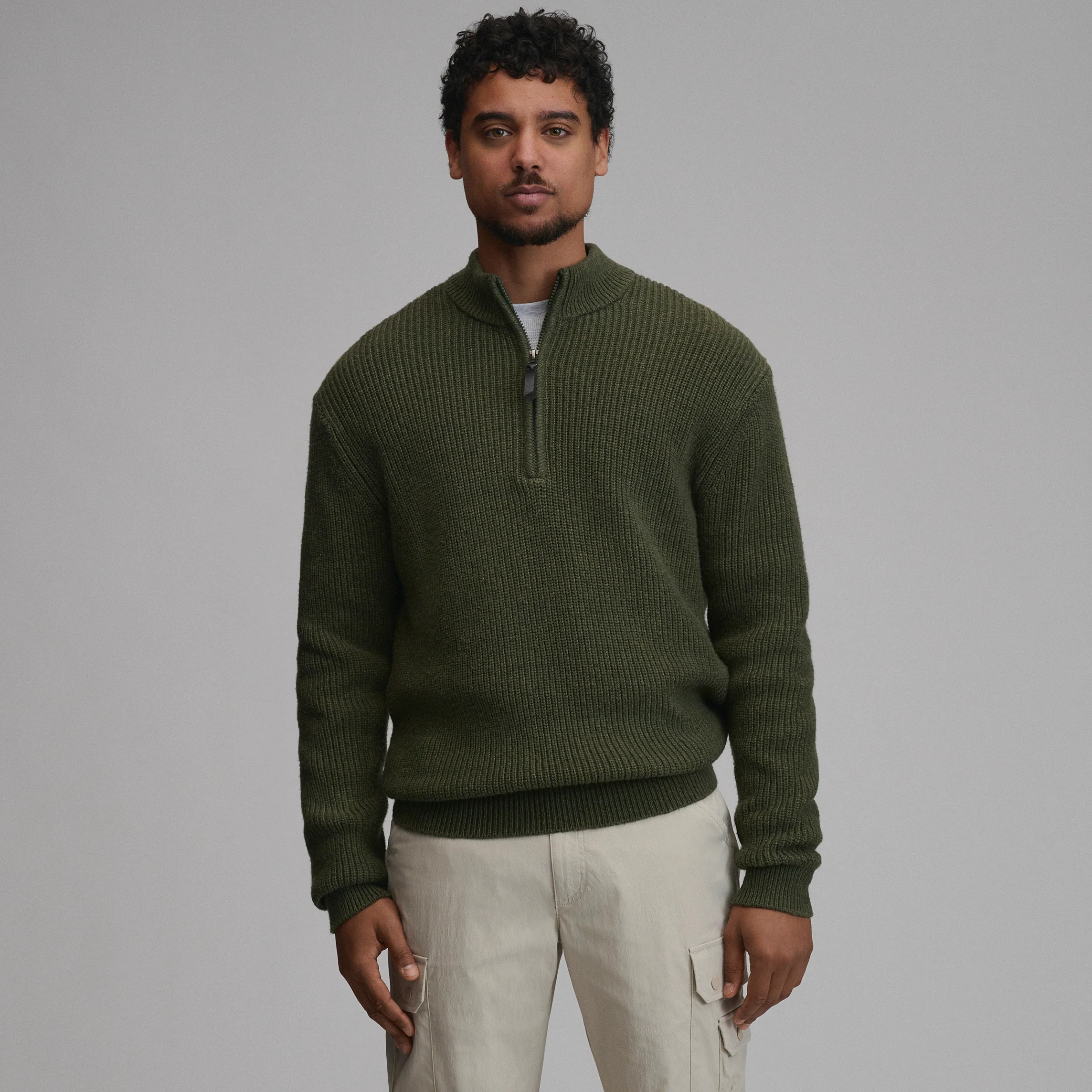 Men's Fletcher Bay Quarter-Zip Sweater