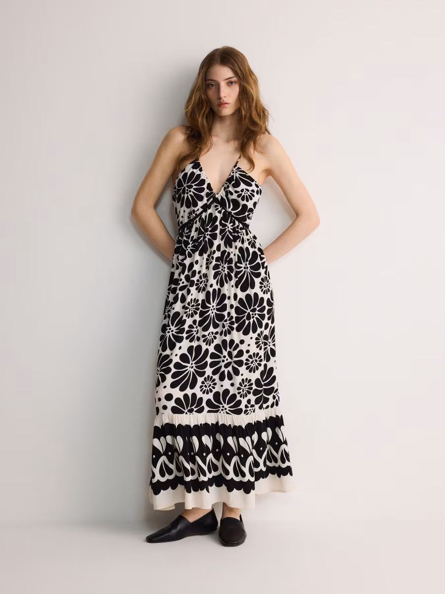 Viscose Rich Maxi Dress