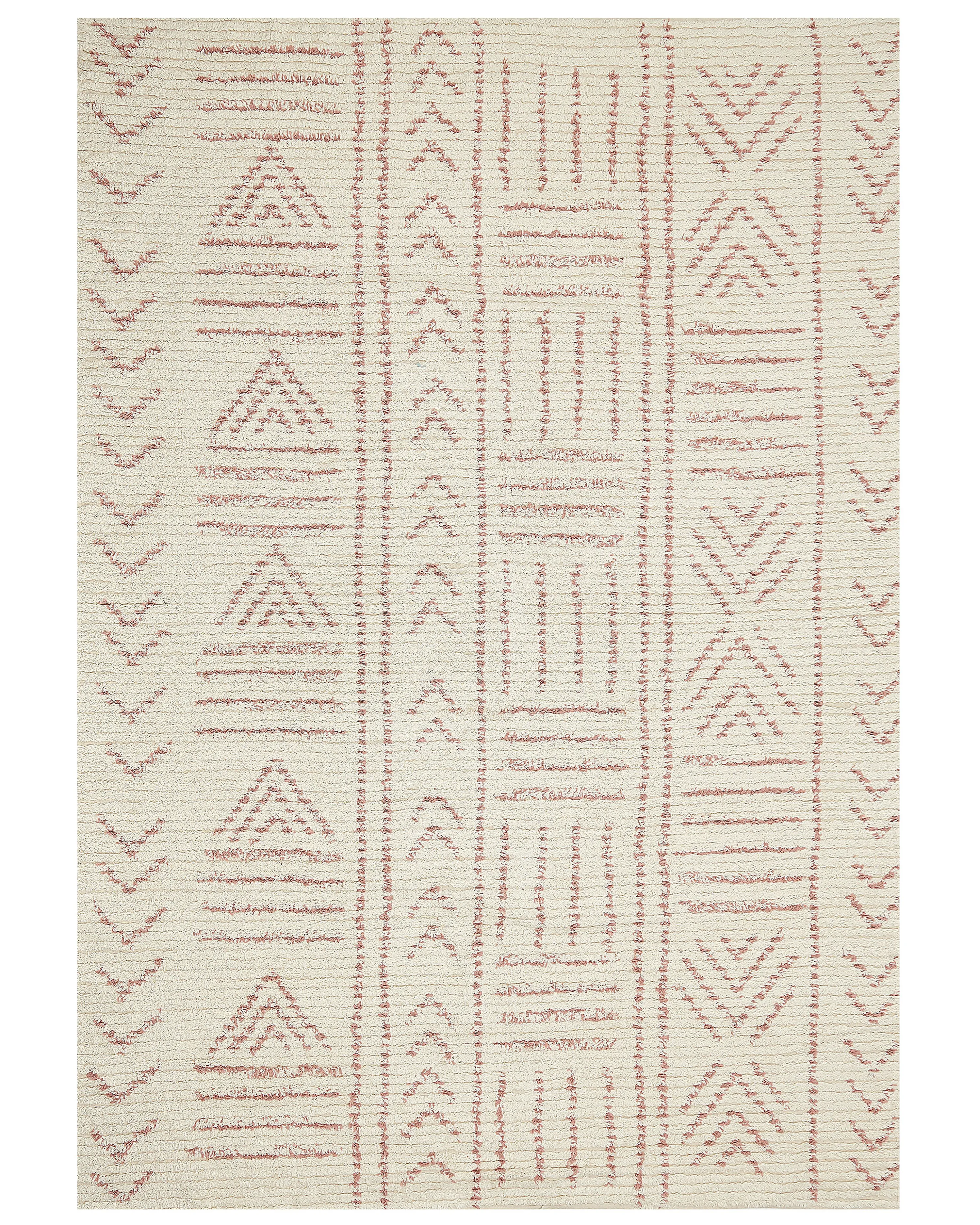 Rug EDIRNE Beige 140 x 200 cm Cotton